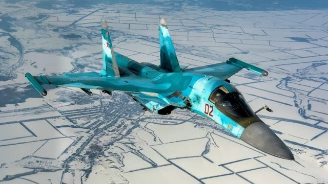 Máy bay ném bom Su-34 của Nga. Ảnh: The National Interest