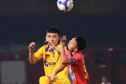 Video bóng đá SLNA - Thanh Hóa: 10 người bất lực tìm bàn gỡ (V-League)