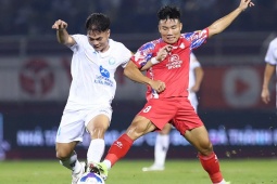 Video bóng đá TP.HCM - Nam Định: Hat-trick kiến tạo của Hoàng Anh (V-League)