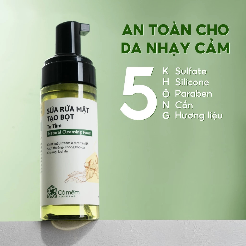 Nâng niu làn da Việt với sữa rửa mặt Cỏ Mềm, nay chỉ có giá 95.000 đồng.