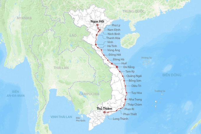 Đường sắt tốc độ cao Bắc Nam: Tàu chạy 350 km/h dừng 5 ga, Hà Nội - TP. HCM mất 5,5 giờ