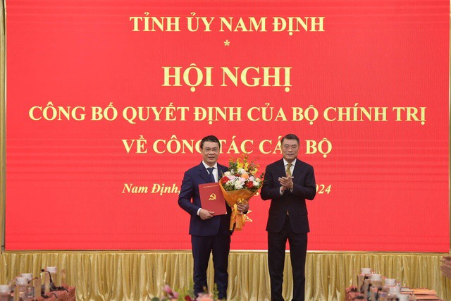 Ông Đặng Khánh Toàn nhậm chức Bí thư Tỉnh ủy Nam Định nhiệm kỳ 2020-2025