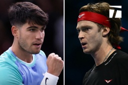 Nhận định tennis ATP Finals ngày 4: Alcaraz lo lắng đấu Rublev, Zverev tranh vé với Ruud