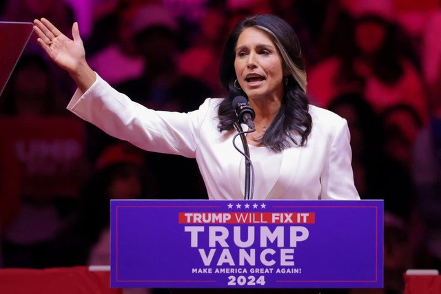 Tổng thống đắc cử Mỹ Donald Trump đã thông báo sẽ bổ nhiệm bà Tulsi Gabbard làm Giám đốc CIA. Ảnh: Fox News