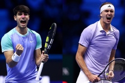 Video tennis Zverev - Alcaraz: Kịch tính tie-break, cay đắng bị loại (ATP Finals)