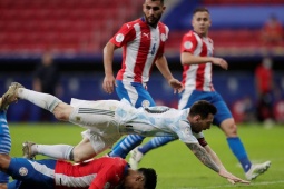 Trực tiếp bóng đá Paraguay - Argentina: Castellanos tiếp tục bỏ lỡ (Vòng loại World Cup) (Hết giờ)