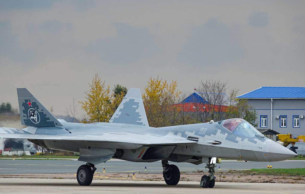 Tiêm kích tàng hình thế hệ 5 Su-57 của Nga. Ảnh: TASS.