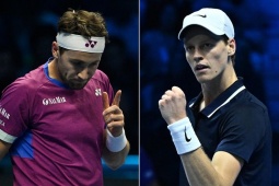 Nhận định bán kết ATP Finals: Sinner không thể ngăn cản, Zverev gặp "khắc tinh"