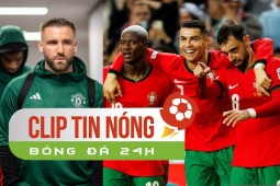 Ronaldo & Fernandes sớm rời ĐT Bồ Đào Nha, HLV Amorim thay Shaw bằng người cũ MU (Clip tin nóng)