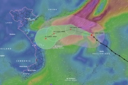 Bão Manyi trở thành bão số 9, diễn biến khó lường do tương tác với không khí lạnh