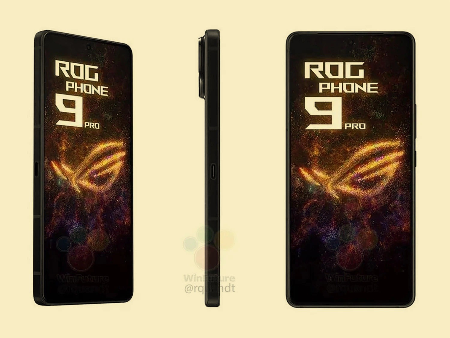 Asus ROG Phone 9 Pro có thiết kế tương tự như phiên bản tiêu chuẩn.