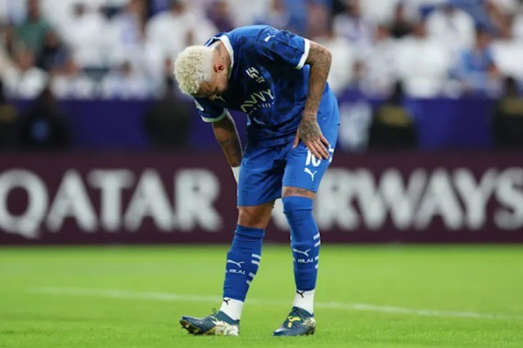 Neymar bị chấn thương gân kheo trong lần ra sân gần nhất cho Al Hilal vào đầu tháng 11