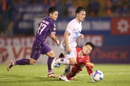 Video bóng đá Bình Dương - Nam Định: Hat-trick đỉnh cao, Văn Toàn đá hỏng 11m (V-League)