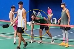 Cú sốc pickleball, lan truyền video tay vợt hạ knock-out đối thủ