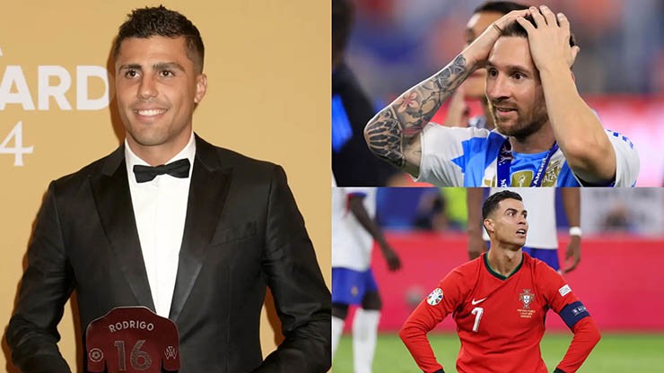 Rodri đánh giá Messi xuất sắc hơn Ronaldo