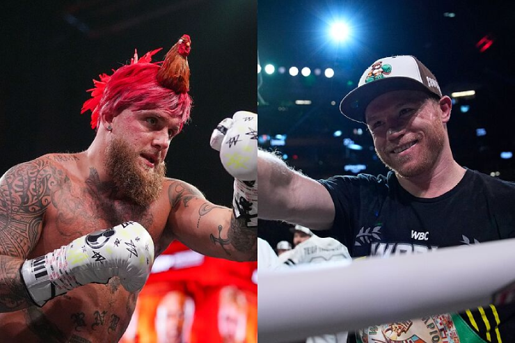 Nếu trận đấu với Canelo Alvarez (bên phải) diễn ra, Jake sẽ có thêm trận đấu lớn