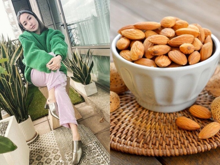 Hạnh nhân giàu vitamin E có thể chống oxy hóa, giúp chống lão hóa, giảm nếp nhăn.