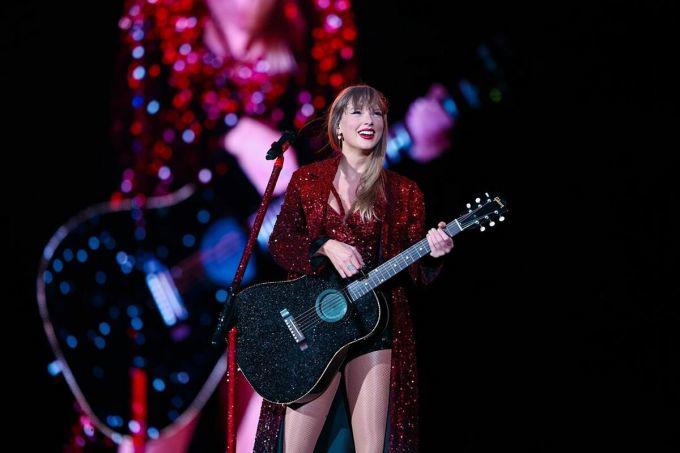 Taylor Swift tại concert chặng Warsaw tháng 8. Ảnh: TAS Rights Entertainment