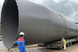 Xe chở hàng siêu trường bị xử phạt 148 triệu đồng tại Đà Nẵng