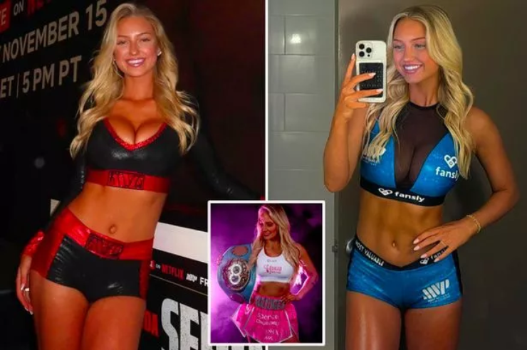 Sydney trở thành ngôi sao ring girl mới của làng võ thuật thế giới