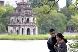 Đợt rét đầu mùa tô điểm cho Hà Nội nét đẹp lãng mạn