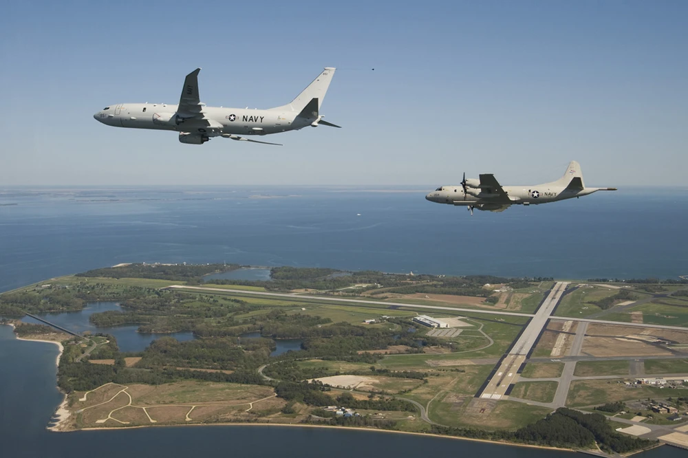 Máy bay tuần tra hàng hải P-8A Poseidon của Hải quân Mỹ. Ảnh: US NAVY