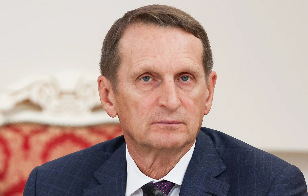 Giám đốc Cơ quan Tình báo đối ngoại Nga (SVR) Sergey Naryshkin. Ảnh: TASS