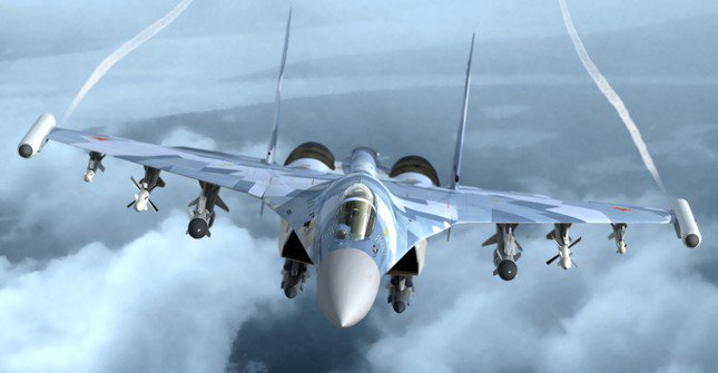 Máy bay chiến đấu Su-35 của Nga. Ảnh: Getty.