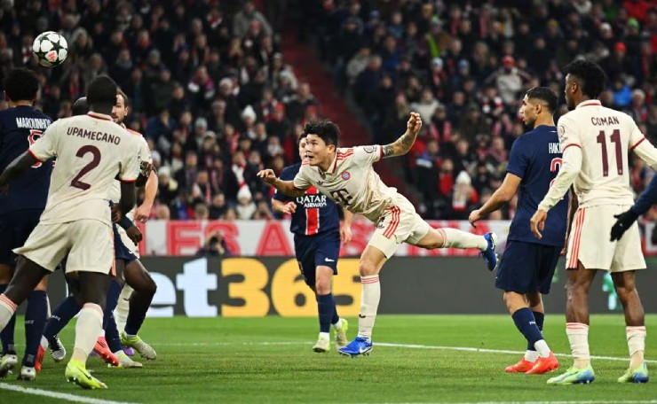 Trung vệ Kim Min Jae trở thành người hùng của Bayern trước PSG