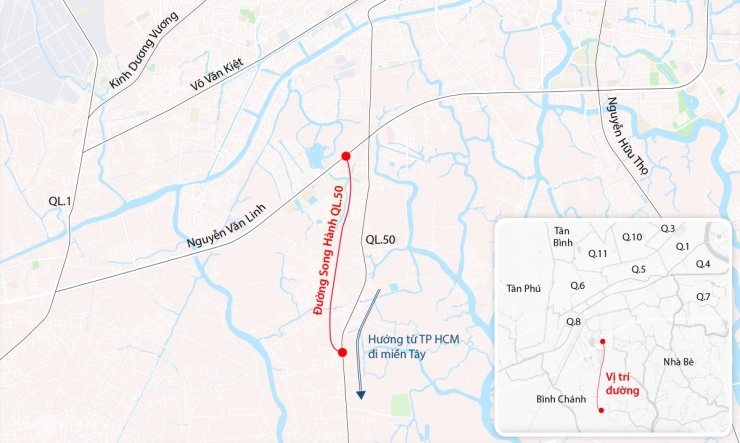 Đường huyết mạch nối TP HCM với miền Tây &#39;tắc&#39; vì 8 căn nhà - 1