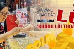 Giá vàng chao đảo, người mua lỗ 'không lối thoát'