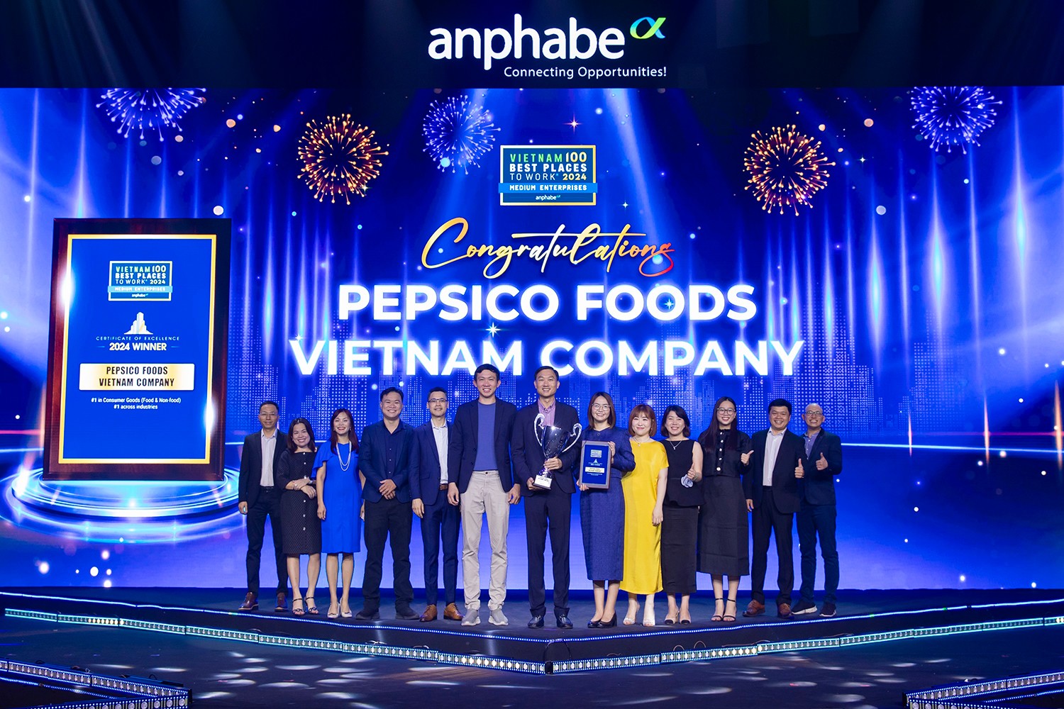 PepsiCo Foods Việt Nam tự hào nhận giải trên sân khấu Nơi Làm Việc Tốt Nhất Việt Nam 2024