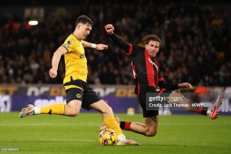 Video bóng đá Wolves - Bournemouth: Cú hat-trick chưa từng có (Ngoại hạng Anh)