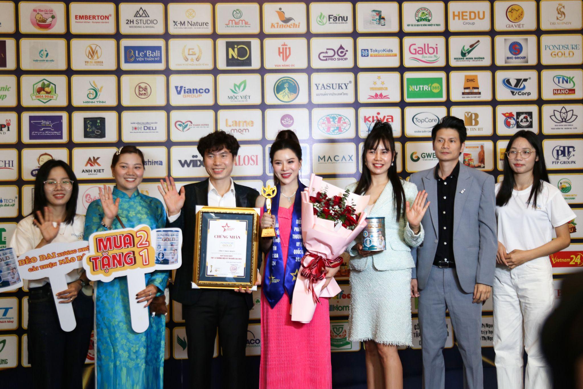 Thực phẩm bổ sung Pondsure Gold của S - Beauty nhận giải thưởng Sản phẩm - Dịch vụ Vàng vì quyền lợi người tiêu dùng năm 2024 - 4