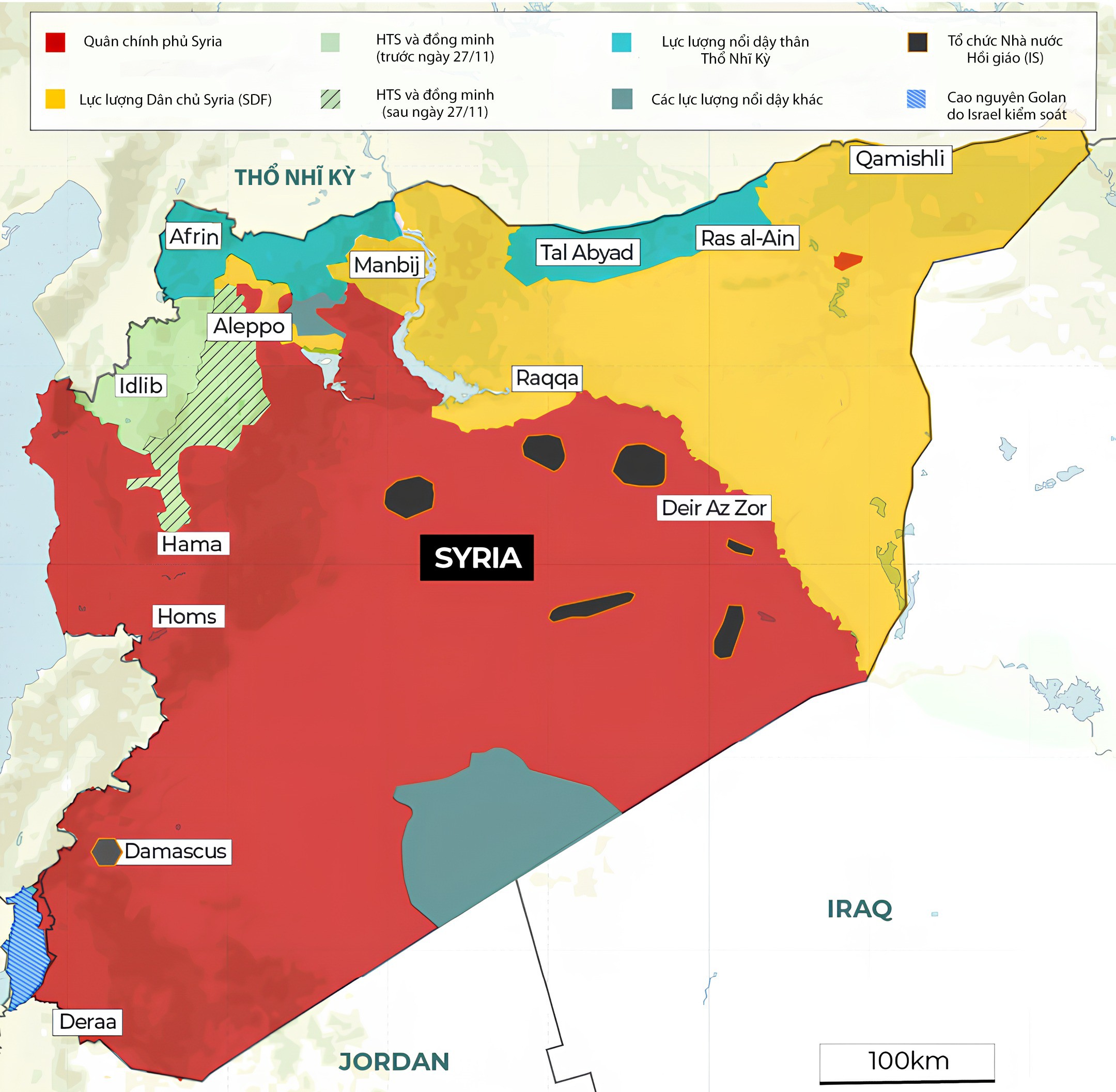 Cục diện &#39;chia 5 xẻ 7&#39; ở Syria - 1