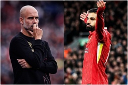 Liverpool nhấn chìm Man City: Pep đón 2 kỷ lục buồn, Salah cân bằng kỷ lục Rooney