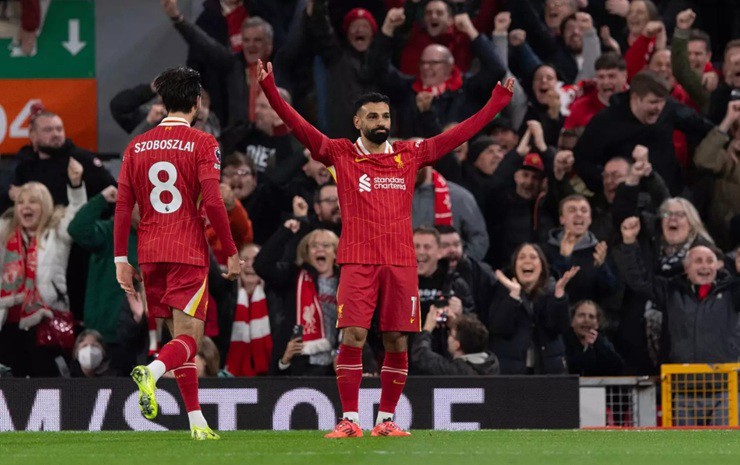 Salah đã ghi được 11 bàn thắng trong 13 lần ra sân cho Liverpool ở Ngoại hạng Anh&nbsp;mùa này