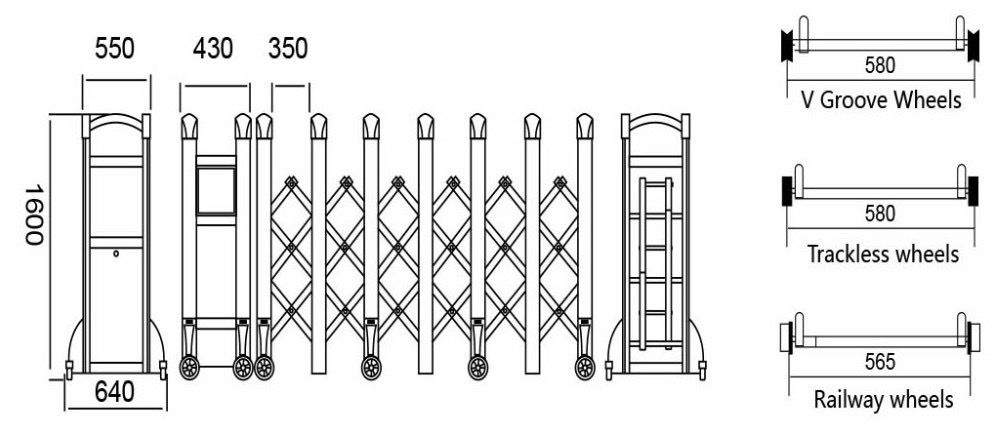 Giải pháp cổng xếp an ninh và thẩm mỹ từ Công Thành Phát tại Bình Dương - 2