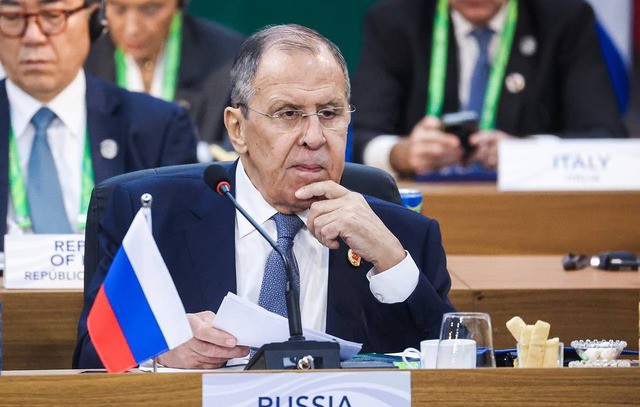 Bộ trưởng Ngoại giao Nga Sergey Lavrov. Ảnh: TASS