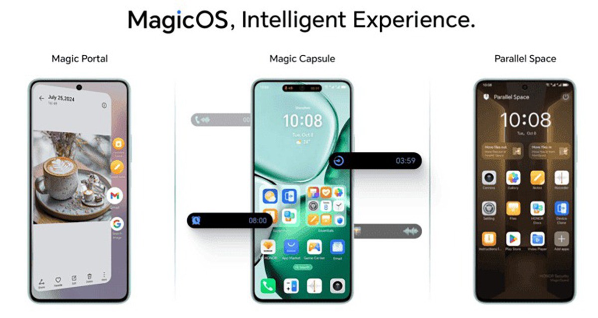 Điện thoại được cài sẵn giao diện người dùng MagicOS 8.