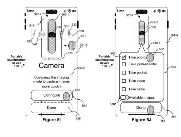 Hình ảnh về bằng sáng chế mới của Apple.