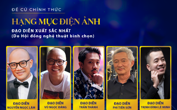 Trấn Thành được đề cử&nbsp;ở hạng mục “Đạo diễn xuất sắc nhất”