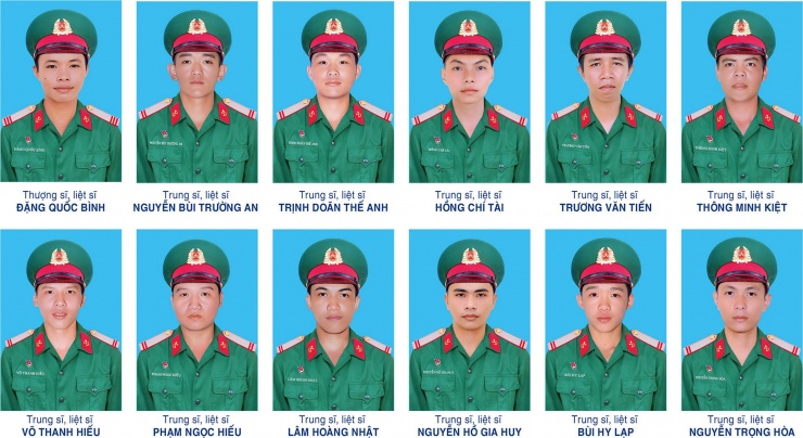 Vinh danh 12 chiến sĩ hy sinh anh dũng trong vụ nổ tại Quân khu 7