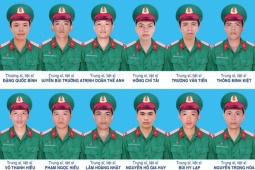 Vinh danh 12 chiến sĩ hy sinh anh dũng trong vụ nổ tại Quân khu 7