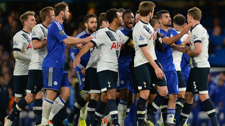 Màn&nbsp;xô xát giữa các cầu thủ&nbsp;Chelsea và Tottenham được mệnh danh là "Trận chiến Stamford Bridge"&nbsp;vào ngày 3/5/2016