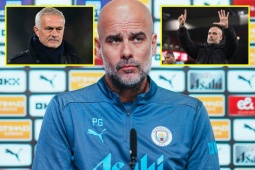 Guardiola "phản pháo" phát ngôn của Mourinho, lộ clip suýt ẩu đả với fan