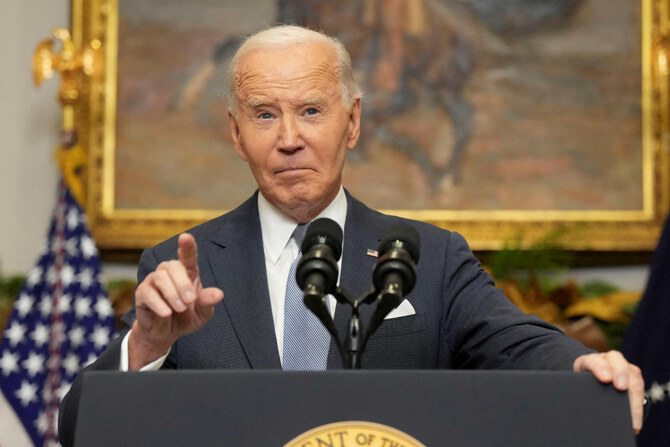 Tổng thống Mỹ Joe Biden phát biểu ở Nhà Trắng hôm 8/12. Ảnh: AFP.