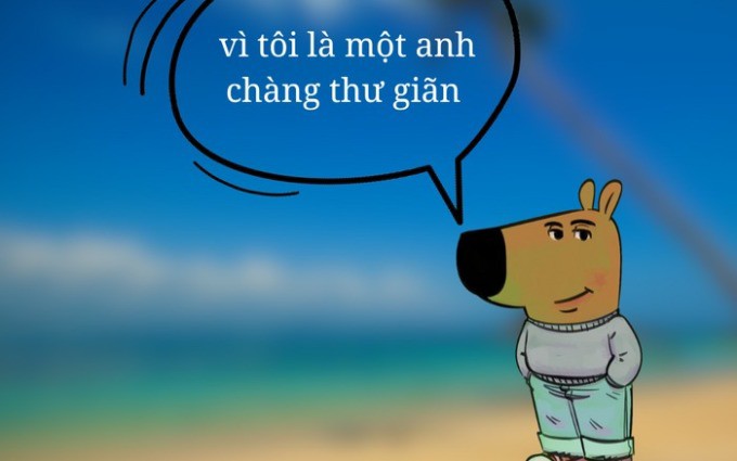 Meme (hình ảnh hài hước) "Anh chàng thư giãn" (chill guy) đang gây sốt trên các nền tảng mạng xã hội.