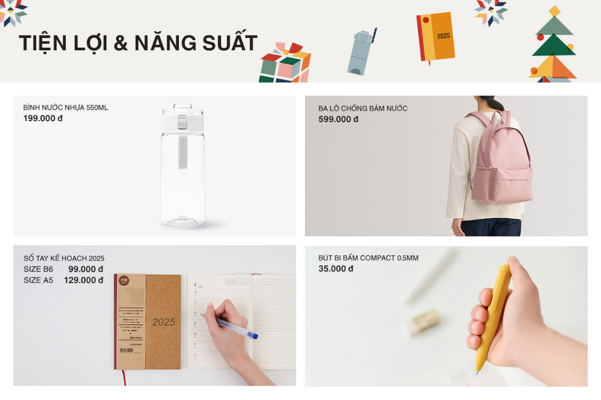 Gợi ý quà tặng Giáng sinh đơn giản và ý nghĩa từ MUJI - 5