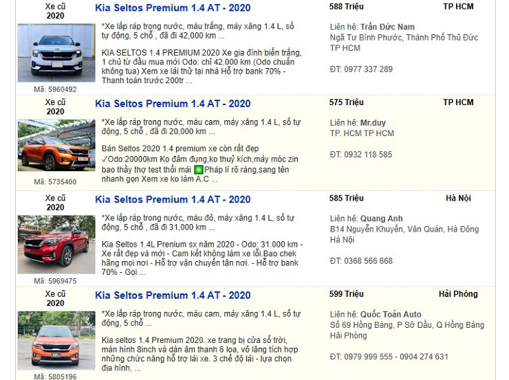 KIA Seltos cũ bán lại với giá rẻ bất ngờ - 1